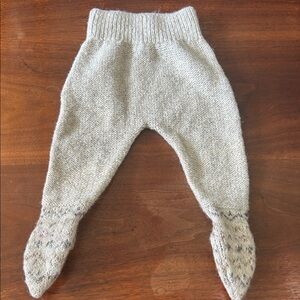 Zara Cozy Knit Baby Pants (1-3 mos)